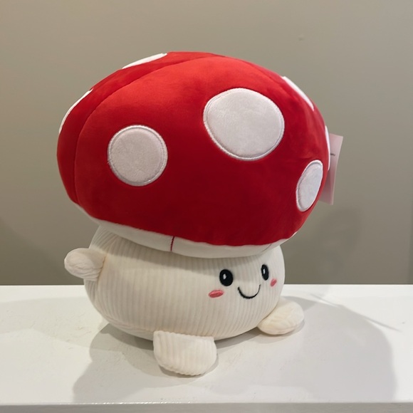 NWT 9” Smoochy Pals Red Mushroom 🍄 Squishy Plush by Linzy Toys - Picture 2 of 3